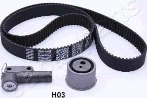 Japanparts KDD-H03 - Комплект зубчатого ремня ГРМ autospares.lv