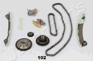 Japanparts KDK-102 - Комплект цепи привода распредвала autospares.lv