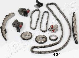 Japanparts KDK-121 - Комплект цепи привода распредвала autospares.lv