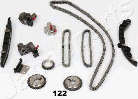 Japanparts KDK-122 - Комплект цепи привода распредвала autospares.lv