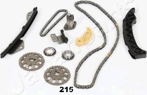 Japanparts KDK-215 - Комплект цепи привода распредвала autospares.lv