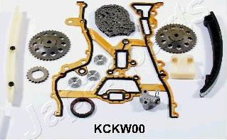 Japanparts KDK-W00 - Комплект цепи привода распредвала autospares.lv