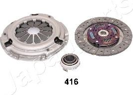 Japanparts KF-416 - Комплект сцепления autospares.lv