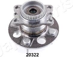 Japanparts KK-20322 - Ступица колеса, поворотный кулак autospares.lv