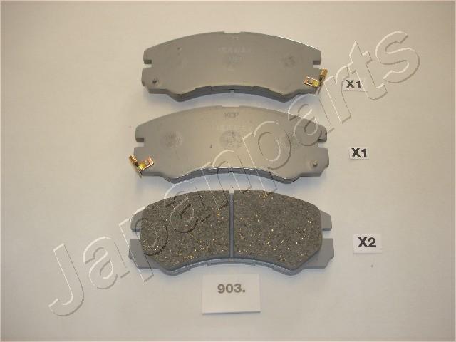 Japanparts PA-903AF - Тормозные колодки, дисковые, комплект autospares.lv