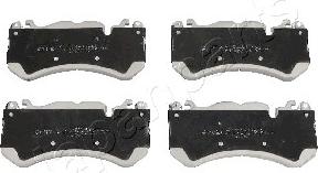 Japanparts PA-0517AF - Тормозные колодки, дисковые, комплект autospares.lv