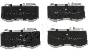 Japanparts PA-0522AF - Тормозные колодки, дисковые, комплект autospares.lv