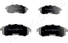 Japanparts PA-165AF - Тормозные колодки, дисковые, комплект autospares.lv