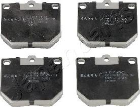 Japanparts PA-108AF - Тормозные колодки, дисковые, комплект autospares.lv