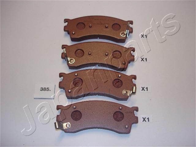 Japanparts PA-385AF - Тормозные колодки, дисковые, комплект autospares.lv