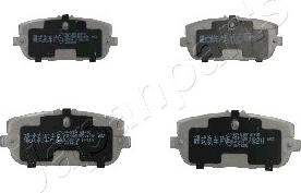 Japanparts PP-311AF - Тормозные колодки, дисковые, комплект autospares.lv