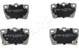 Japanparts PP-256AF - Тормозные колодки, дисковые, комплект autospares.lv