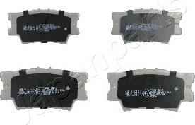 Japanparts PP-218AF - Тормозные колодки, дисковые, комплект autospares.lv