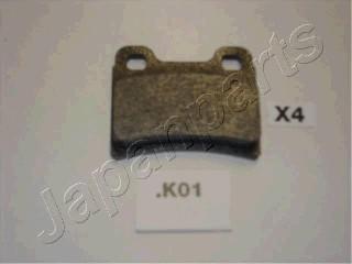 Japanparts PP-K01AF - Тормозные колодки, дисковые, комплект autospares.lv