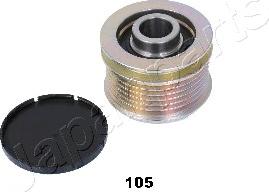 Japanparts RA-105 - Шкив генератора, муфта autospares.lv