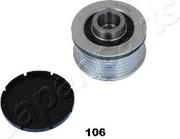 Japanparts RA-106 - Шкив генератора, муфта autospares.lv