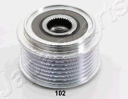 Japanparts RA-102 - Шкив генератора, муфта autospares.lv