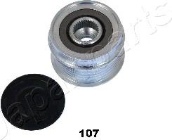 Japanparts RA-107 - Шкив генератора, муфта autospares.lv