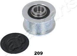 Japanparts RA-209 - Шкив генератора, муфта autospares.lv