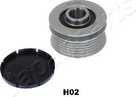 Japanparts RA-H02 - Шкив генератора, муфта autospares.lv