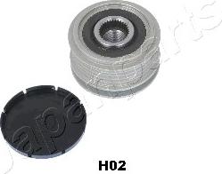 Japanparts RA-H02 - Шкив генератора, муфта autospares.lv