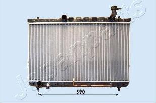 Japanparts RDA283088 - Радиатор, охлаждение двигателя autospares.lv