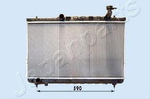 Japanparts RDA283087 - Радиатор, охлаждение двигателя autospares.lv