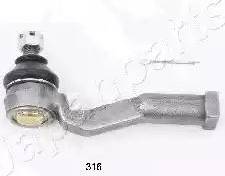 Japanparts TI-316 - Наконечник рулевой тяги, шарнир autospares.lv