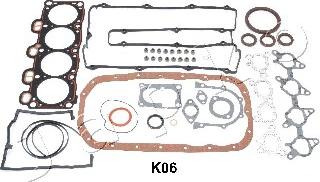 Japko 49K06 - Комплект прокладок, двигатель autospares.lv