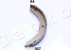 Japko 55907 - Комплект тормозов, ручник, парковка autospares.lv