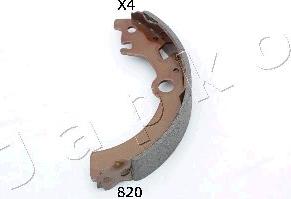 Japko 55820 - Комплект тормозных колодок, барабанные autospares.lv