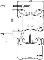 Japko 500601 - Тормозные колодки, дисковые, комплект autospares.lv