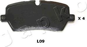 Japko 51L09 - Тормозные колодки, дисковые, комплект autospares.lv