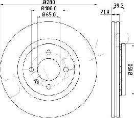 Japko 600940 - Тормозной диск autospares.lv