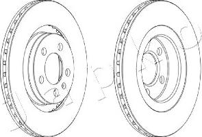 Japko 600905 - Тормозной диск autospares.lv