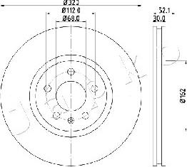 Japko 600919 - Тормозной диск autospares.lv