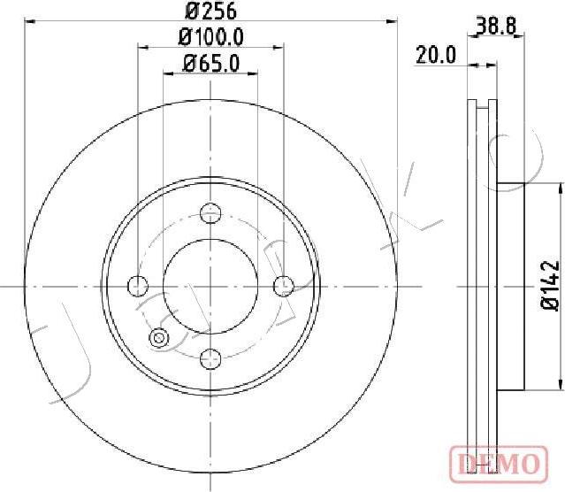 Japko 600935C - Тормозной диск autospares.lv