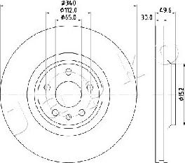 Japko 600932 - Тормозной диск autospares.lv