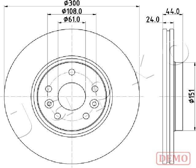 Japko 600706C - Тормозной диск autospares.lv