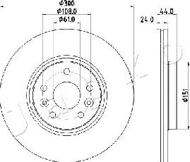 Japko 600706 - Тормозной диск autospares.lv