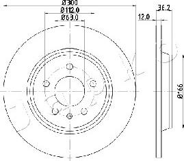 Japko 610909 - Тормозной диск autospares.lv