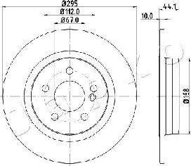 Japko 610503 - Тормозной диск autospares.lv