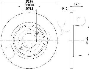 Japko 610604 - Тормозной диск autospares.lv