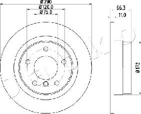 Japko 610103 - Тормозной диск autospares.lv