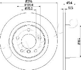 Japko 610102 - Тормозной диск autospares.lv
