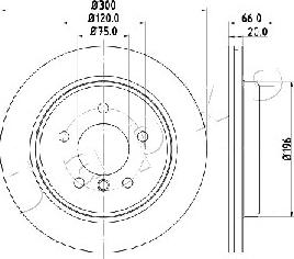 Japko 610114 - Тормозной диск autospares.lv