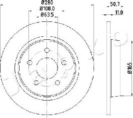 Japko 610302 - Тормозной диск autospares.lv