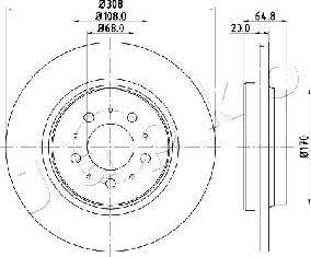 Japko 610326 - Тормозной диск autospares.lv