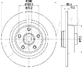 Japko 610702 - Тормозной диск autospares.lv