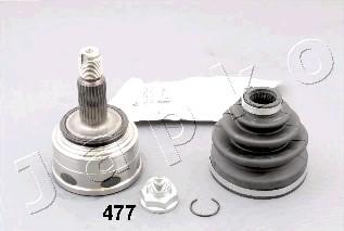 Japko 62477 - Шарнирный комплект, ШРУС, приводной вал autospares.lv